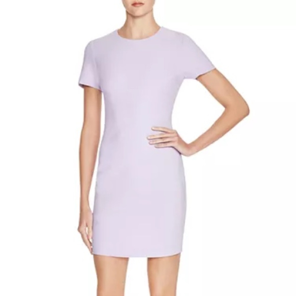 Likely Lavender Short Sleeve Mini Dress
